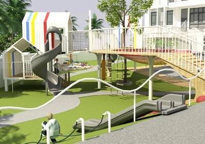 戶外大型玩具_玩具滑梯安裝施工（2021）