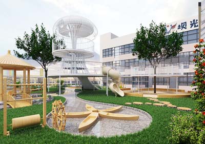 深圳市大鵬新區(qū)壩光新村幼兒園（戶(hù)外大型玩具）