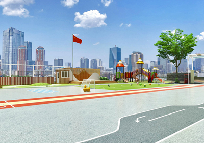 深圳市龍崗區(qū)甘坑第一幼兒園（戶(hù)外大門(mén)、操場(chǎng)）