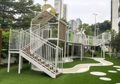 深圳市龍崗區(qū)臻城幼兒園（戶外玩具實景圖）