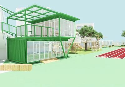 深圳市坪地街道中心幼兒園（集裝箱餐廳、戶外大門改造）