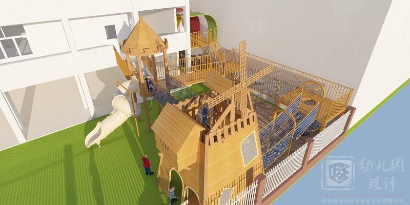 深圳市坪山區(qū)中興幼兒園_戶外大型玩具安裝