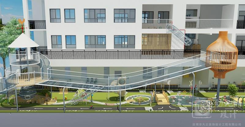 幼兒園設計之戶外游樂設施的多樣性