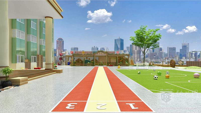 深圳市龍崗區(qū)甘坑第一幼兒園（戶外大門、操場）