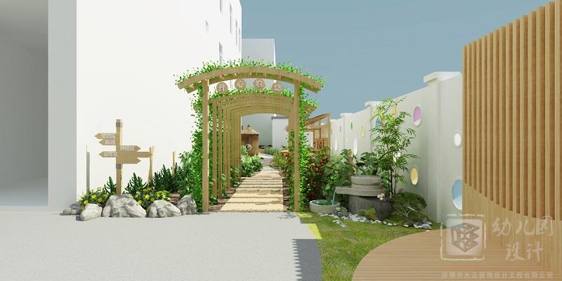 深圳市寶安區(qū)西鄉(xiāng)南昌幼兒園設(shè)計(jì)案例（種植園、圍墻）