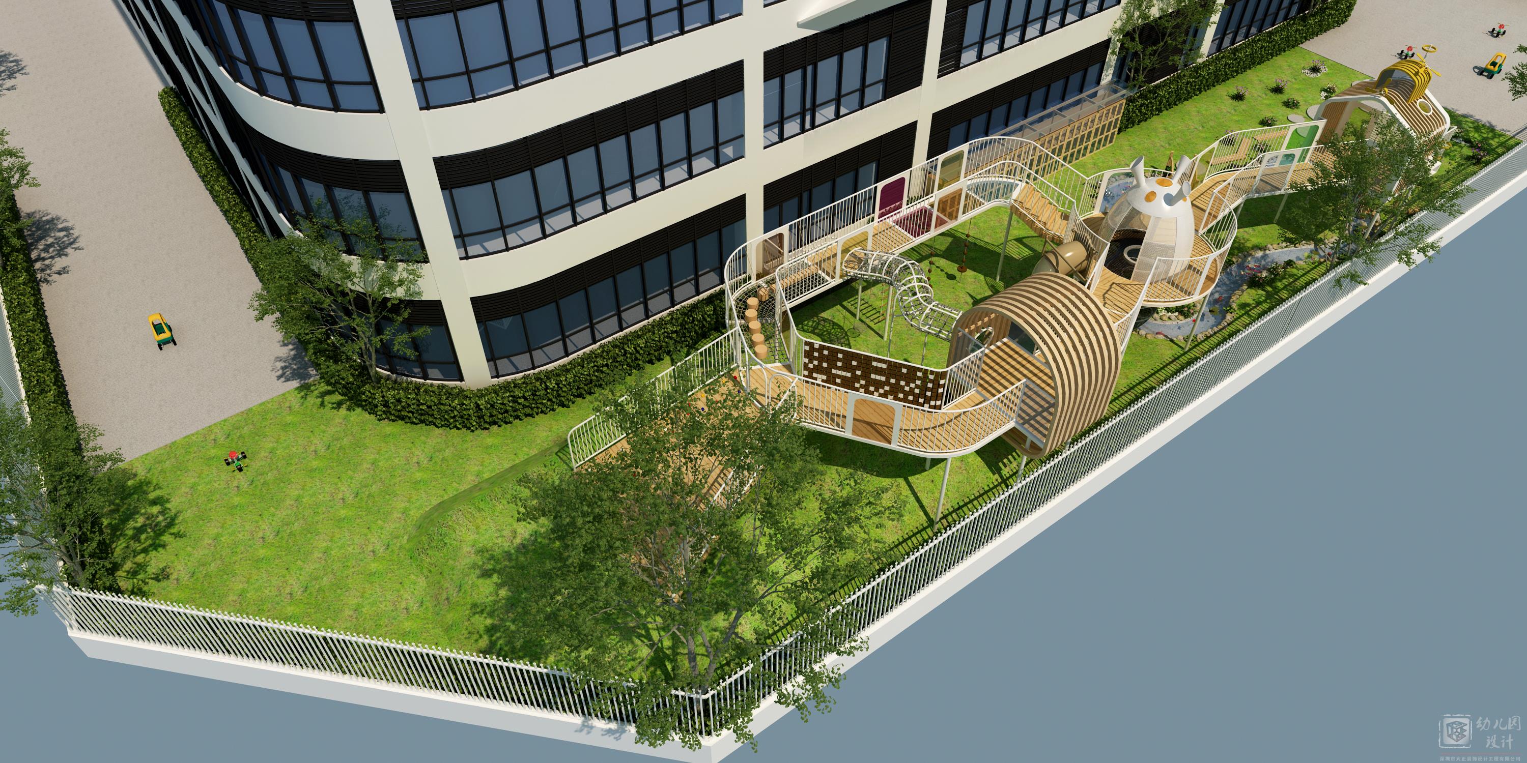 深圳市龍崗區(qū)臻城幼兒園（戶外玩具效果圖）