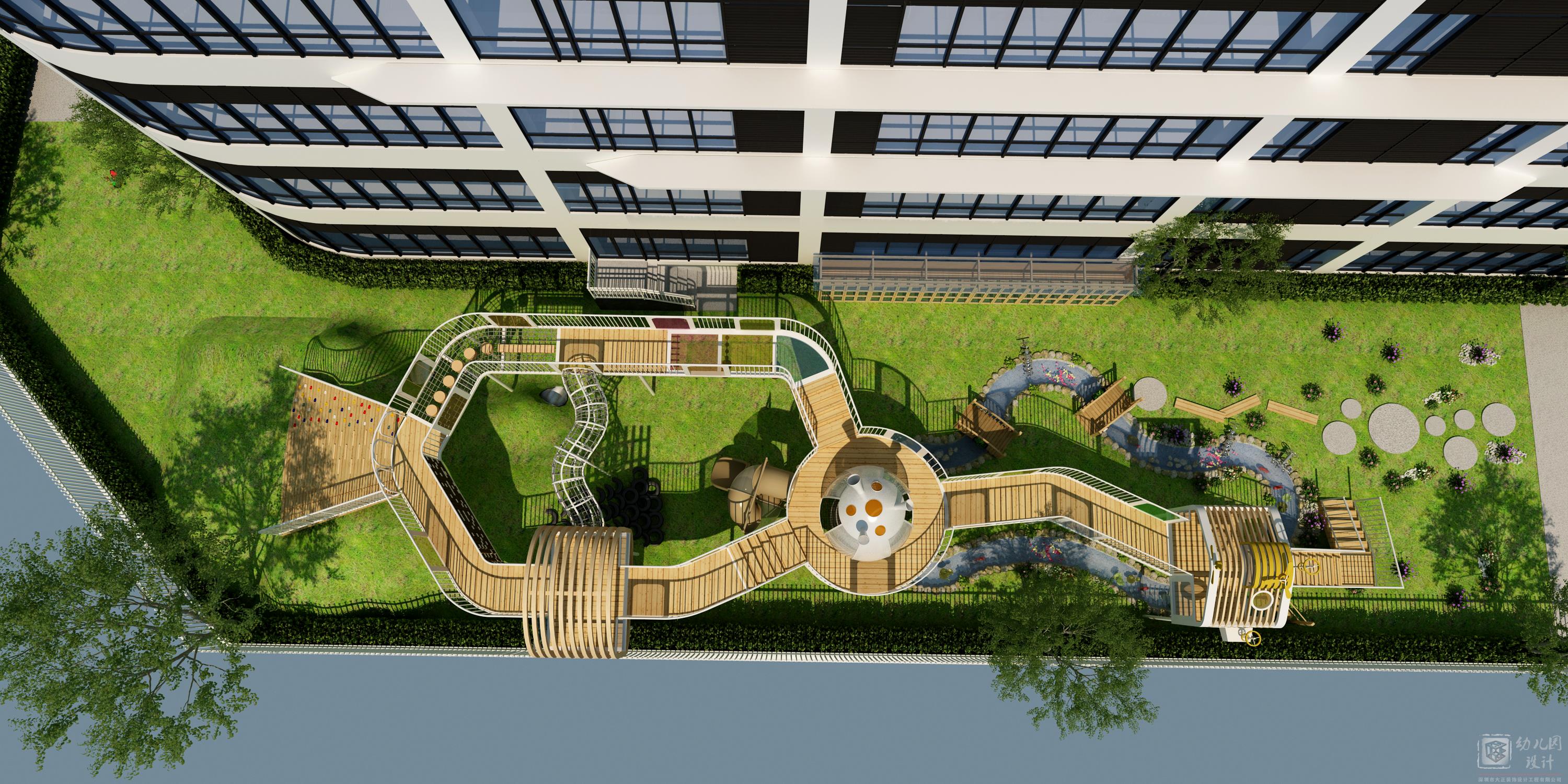 深圳市龍崗區(qū)臻城幼兒園（戶外玩具效果圖）