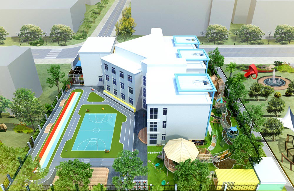 深圳市龍崗區(qū)橫崗街道雅景苑幼兒園設(shè)計(jì)和施工包括有戶(hù)外操場(chǎng)，廚房餐廳，辦公室等；