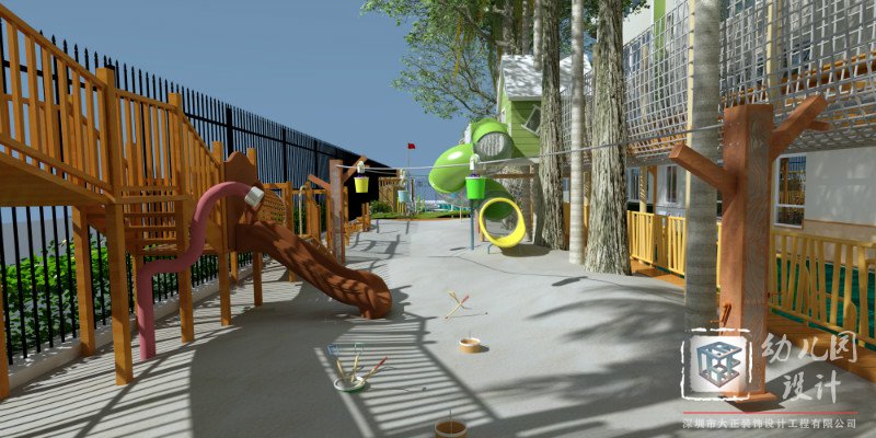 深圳市龍華新區(qū)展華幼兒園設(shè)計(jì)效果圖