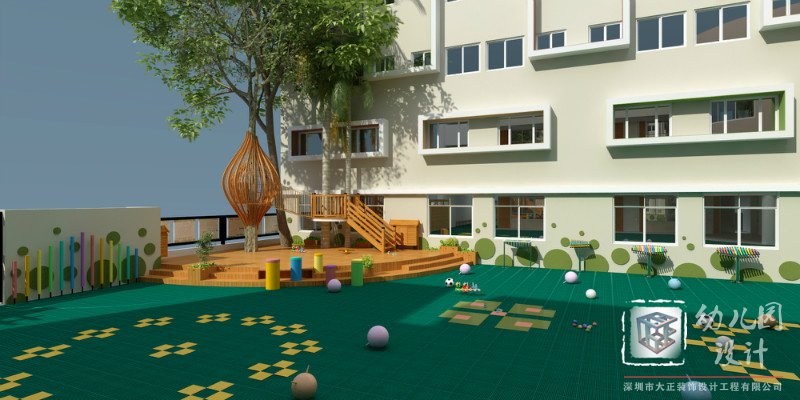 深圳市龍華新區(qū)展華幼兒園設(shè)計(jì)效果圖