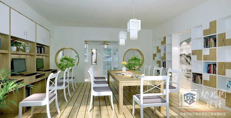 深圳市實驗幼兒園（僑香部）-設(shè)計施工效果圖