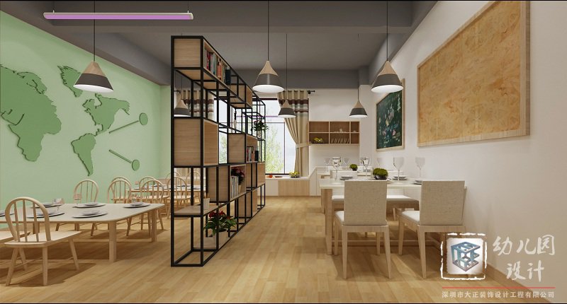 幼兒園裝修裝飾_幼兒園建議做開放式廚房嗎？