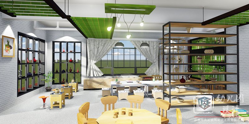 中式幼兒園裝修風(fēng)格下搭配怎么樣的窗簾呢？