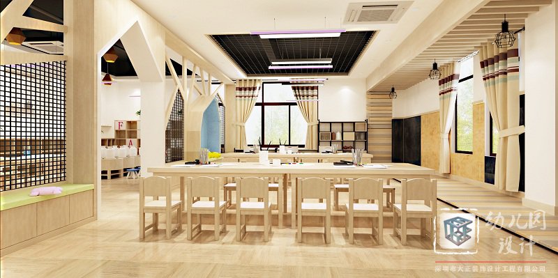 幼兒園美術(shù)室設(shè)計效果圖