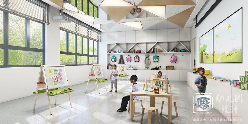 深圳幼兒園裝修設(shè)計(jì),幼兒園整體性布局及布置方法