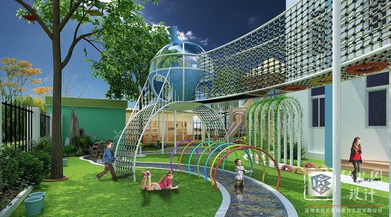 深圳市幼兒園設計_戶外大型玩具安裝_幼兒園戶外操場設計