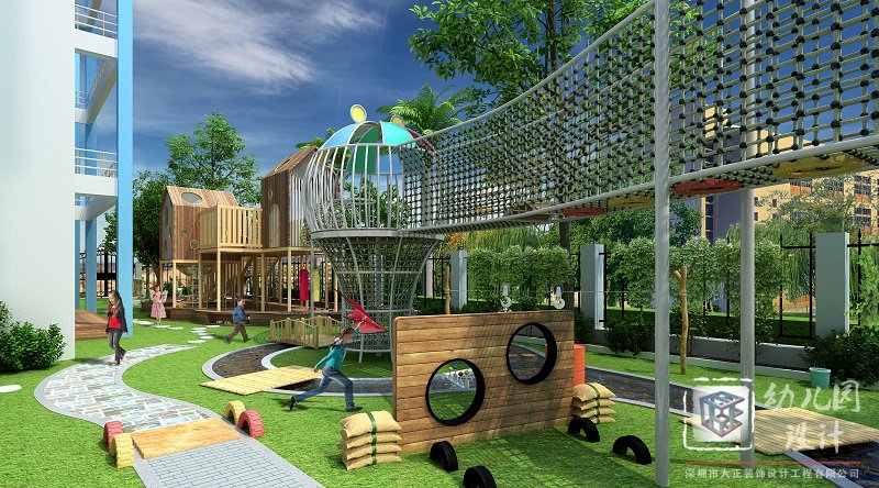 深圳市幼兒園設計_戶外大型玩具安裝_幼兒園戶外操場設計