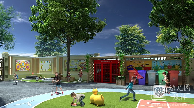 深圳市龍崗區(qū)怡美山莊幼兒園設(shè)計(jì)施工 2021（戶(hù)外操場(chǎng)、大型玩具）