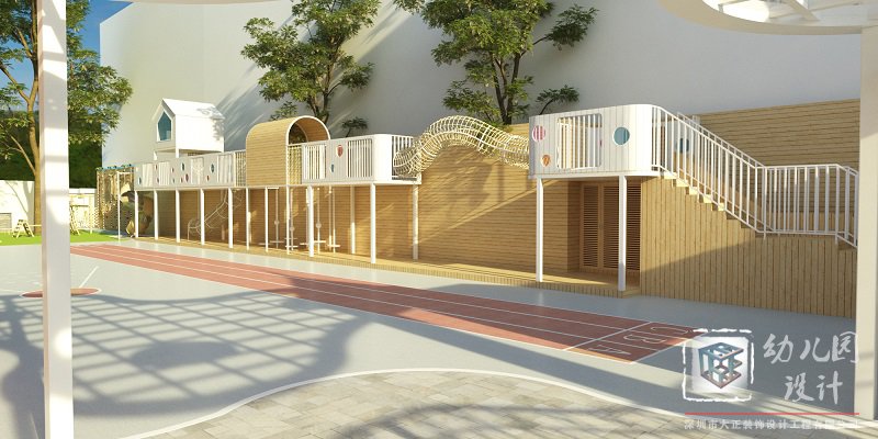 橫崗村第一幼兒園設(shè)計(jì)案例,幼兒園裝修施工